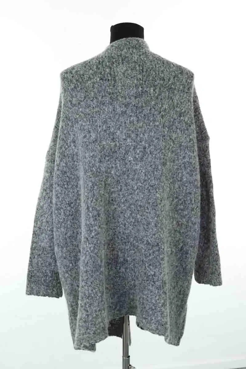 Cardigan American Vintage Gris en Laine