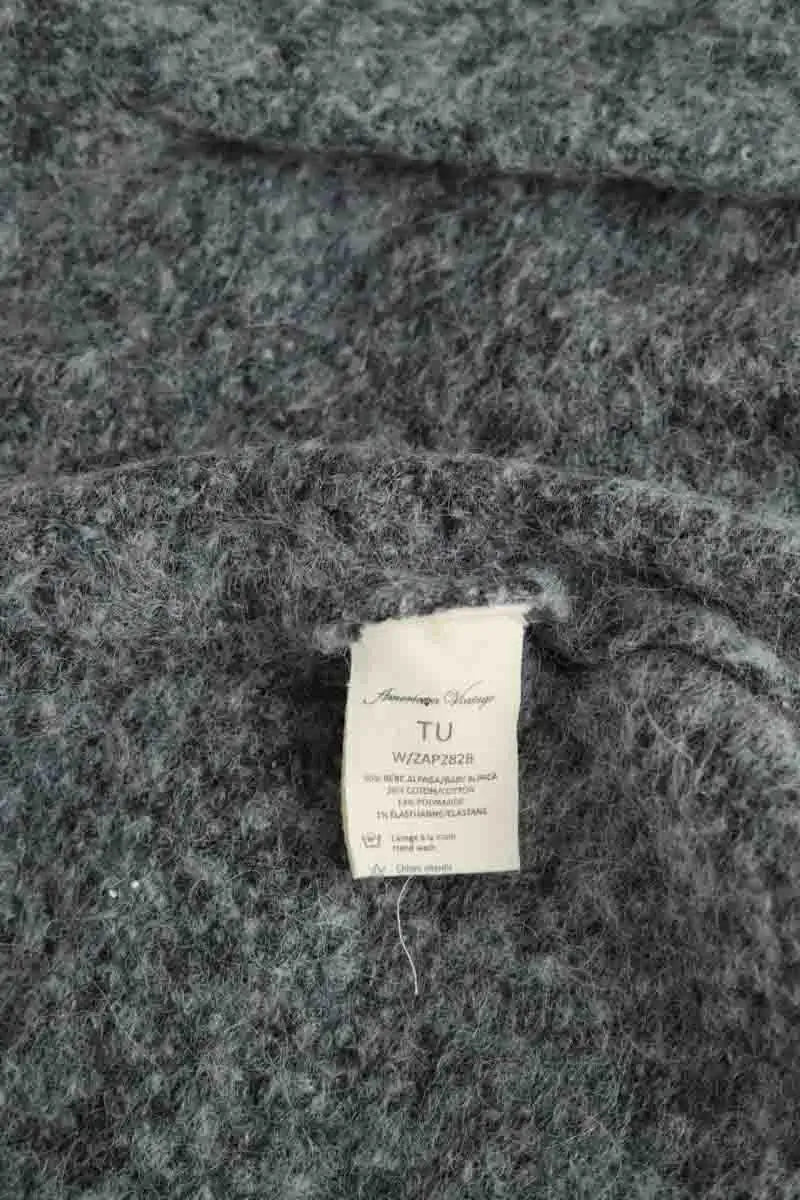 Cardigan American Vintage Gris en Laine