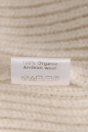 Cardigan Ami Amalia Romanian blouse Blanc en Laine