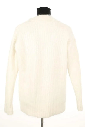 Cardigan Ami Blanc en Laine