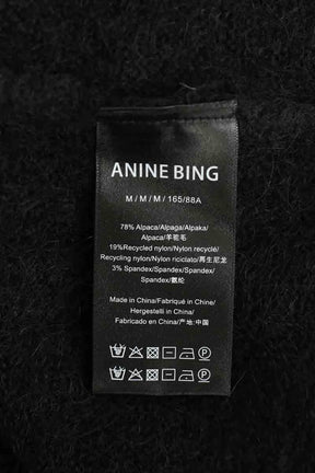 Cardigan Anine Bing Noir en Laine