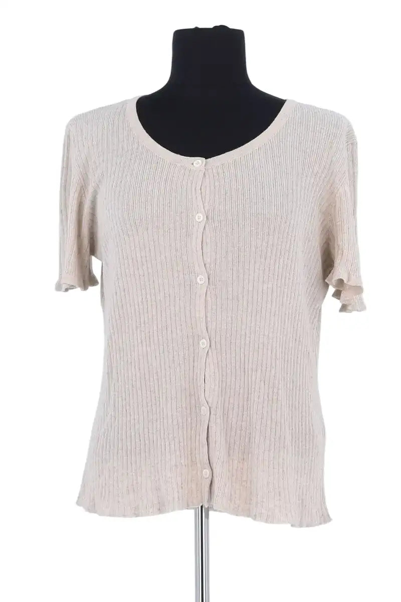 Cardigan APC Beige en Viscose, taille S - Seconde Main