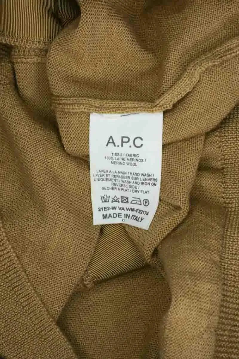 Cardigan APC Marron en Laine