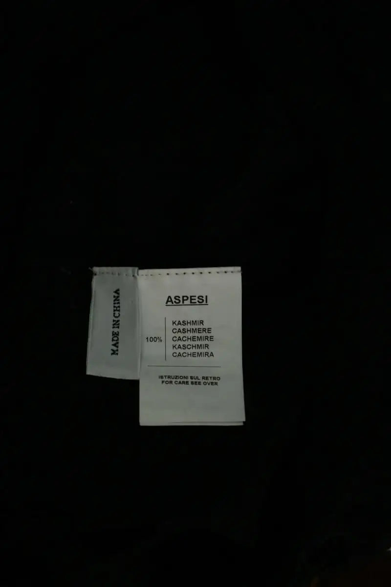 Cardigan Aspesi Noir en Cachemire