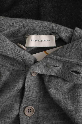 Cardigan Balenciaga Gris en Laine