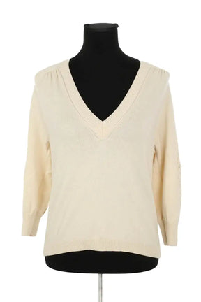 Cardigan Bash Beige en Laine, taille S - Seconde Main