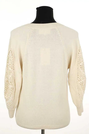 Cardigan Bash Beige en Laine