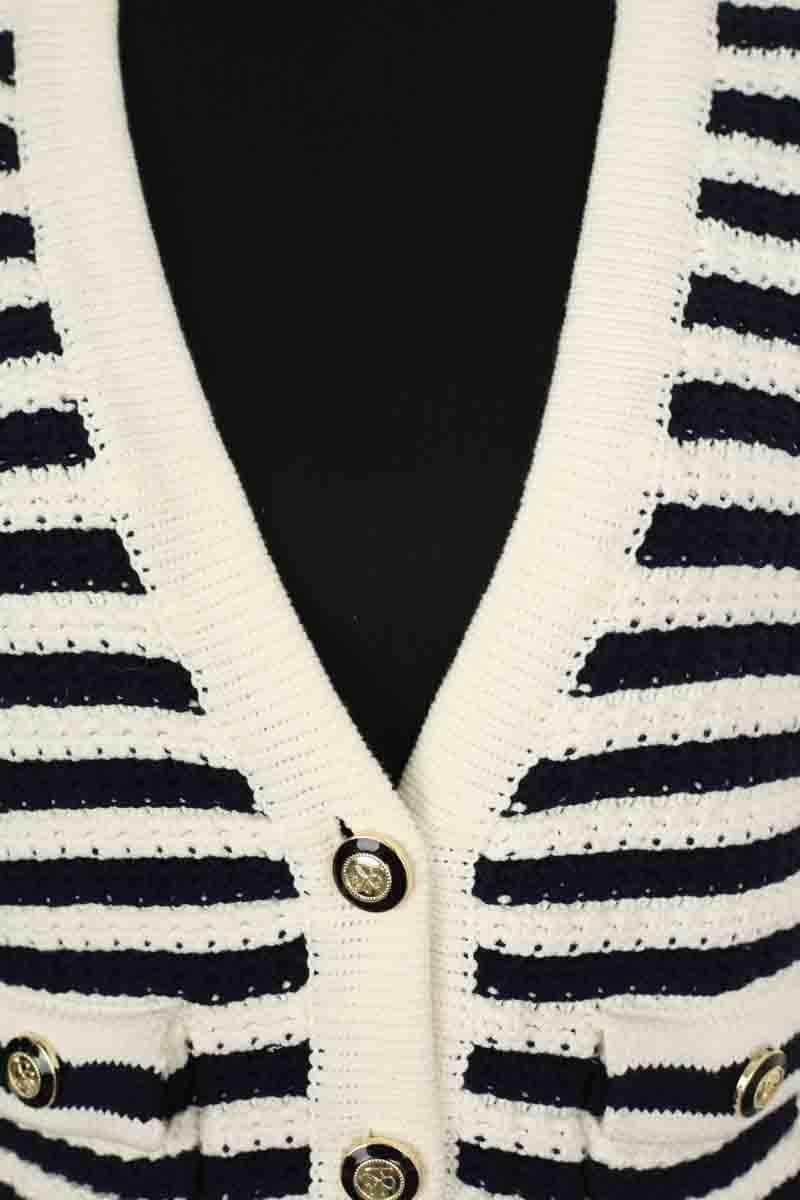 Cardigan Ba&Sh Blanc en Coton