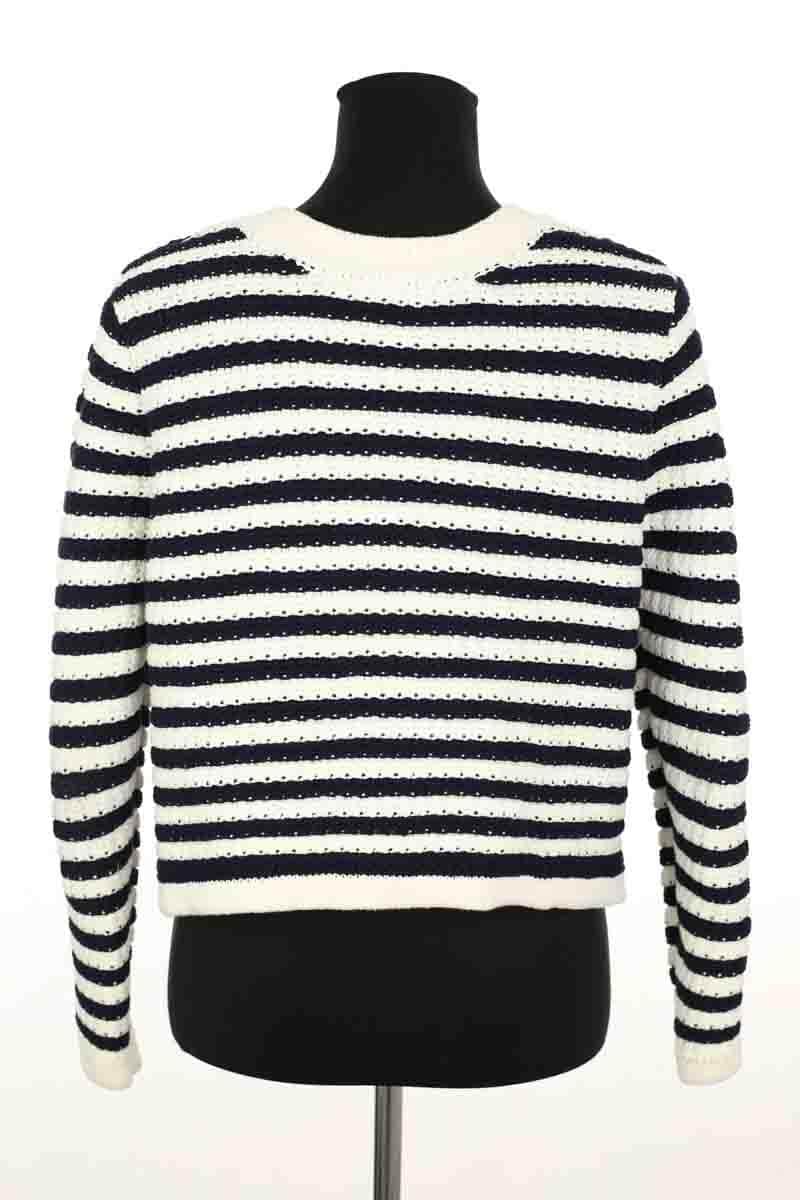 Cardigan Ba&Sh Blanc en Coton
