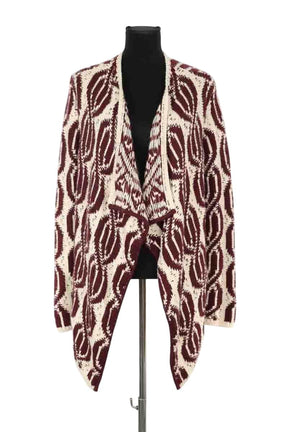Cardigan Bash Bordeaux en Laine, taille L - Seconde Main