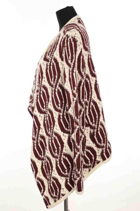 Cardigan Bash Bordeaux en Laine