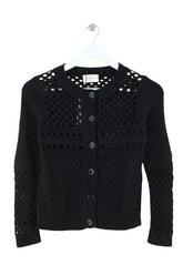 Cardigan Ba&Sh Emita Noir en Coton, taille XS - Seconde Main