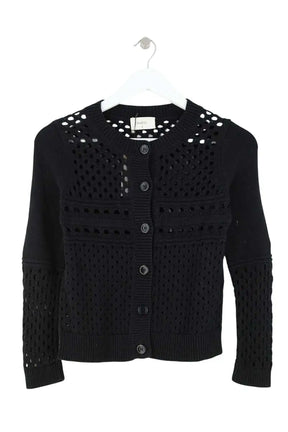 Cardigan Ba&Sh Emita Noir en Coton, taille XS - Seconde Main
