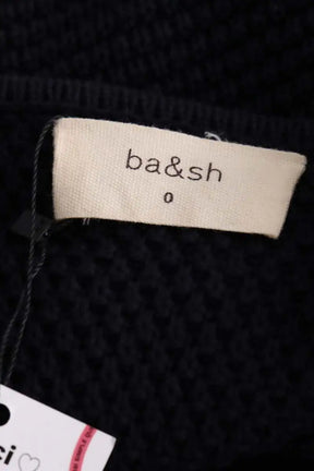Cardigan Ba&Sh Little Noir en Coton
