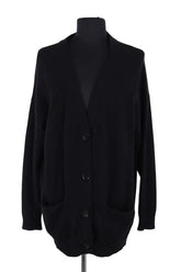 Cardigan Ba&Sh Noir en Cachemire, taille M - Seconde Main