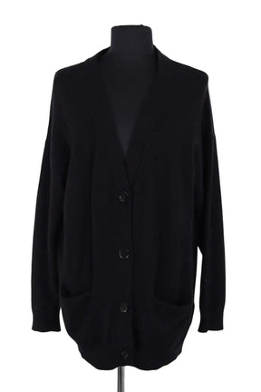 Cardigan Ba&Sh Noir en Cachemire, taille M - Seconde Main
