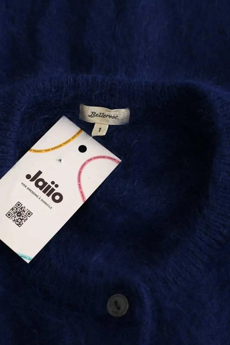 Cardigan Bellerose Marine en Laine
