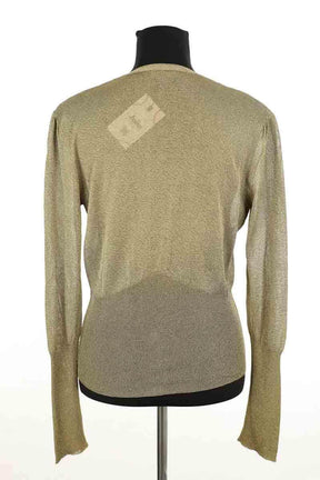 Cardigan Burberry Doré en Synthétique