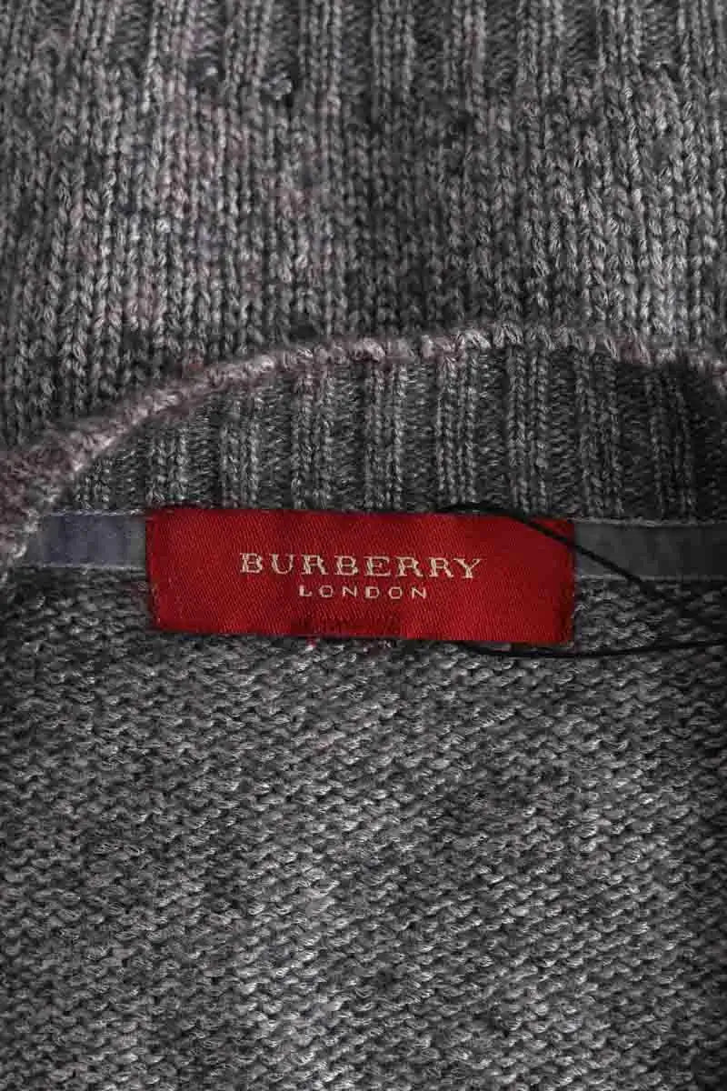 Cardigan Burberry Gris en Laine