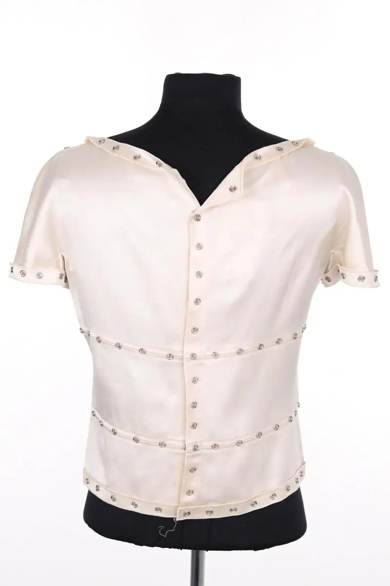 Cardigan Chanel Beige en Soie