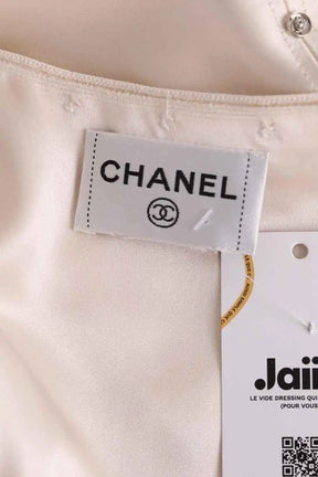 Cardigan Chanel Beige en Soie