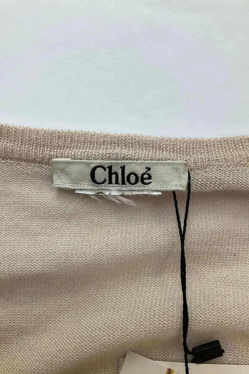 Cardigan Chloé Beige en Coton