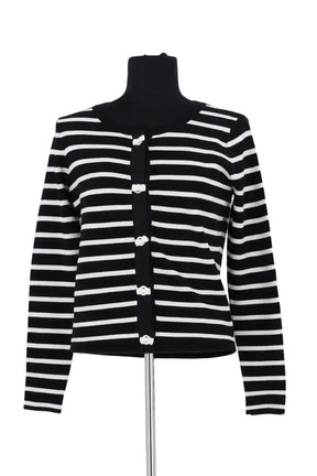 Cardigan Claudie Pierlot Noir en Coton, taille M - Seconde Main