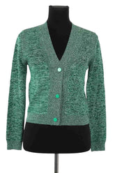 Cardigan Claudie Pierlot Vert en Viscose, taille S - Seconde Main