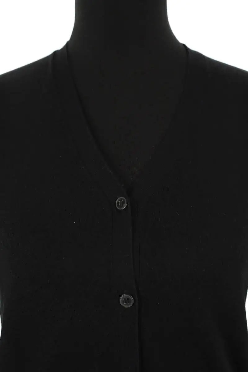 Cardigan Closed Noir en Lin