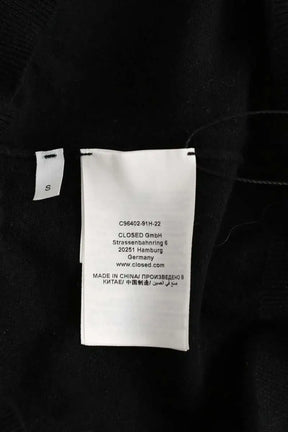 Cardigan Closed Noir en Lin