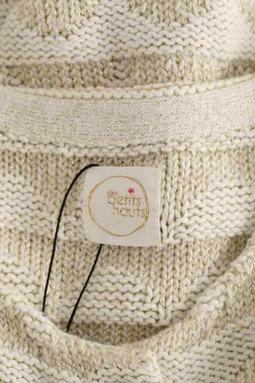 Cardigan Des Petits Hauts Atoumie Ecru en Coton