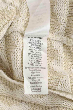 Cardigan Des Petits Hauts Atoumie Ecru en Coton