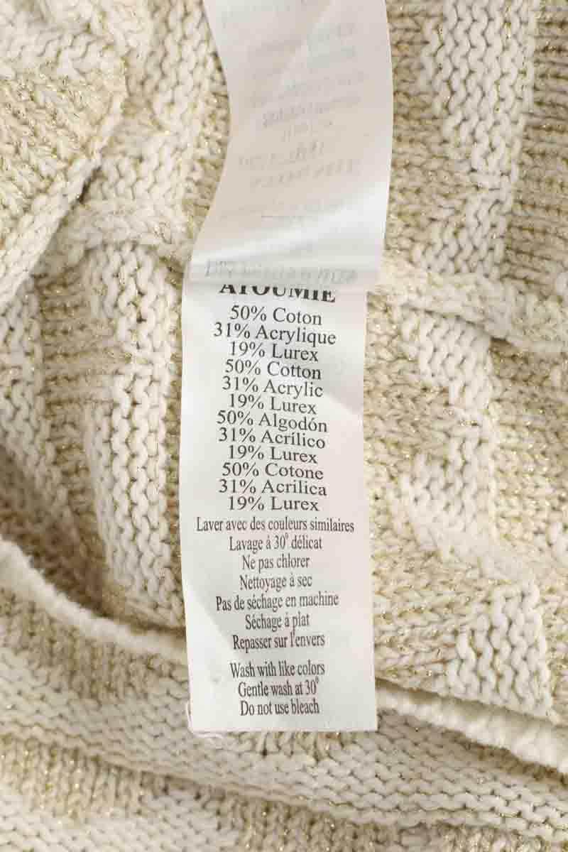 Cardigan Des Petits Hauts Atoumie Ecru en Coton