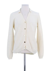 Cardigan Des Petits Hauts Beige en Coton, taille M - Seconde Main