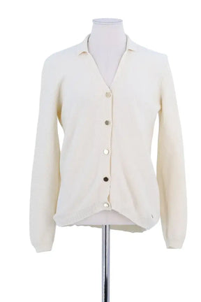 Cardigan Des Petits Hauts Beige en Coton, taille M - Seconde Main