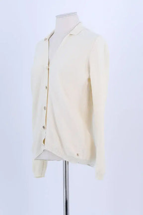 Cardigan Des Petits Hauts Beige en Coton