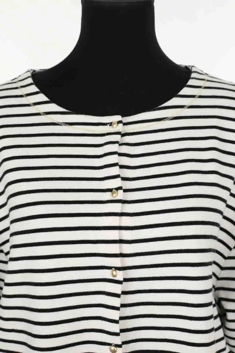 Cardigan Des Petits Hauts Blanc en Coton