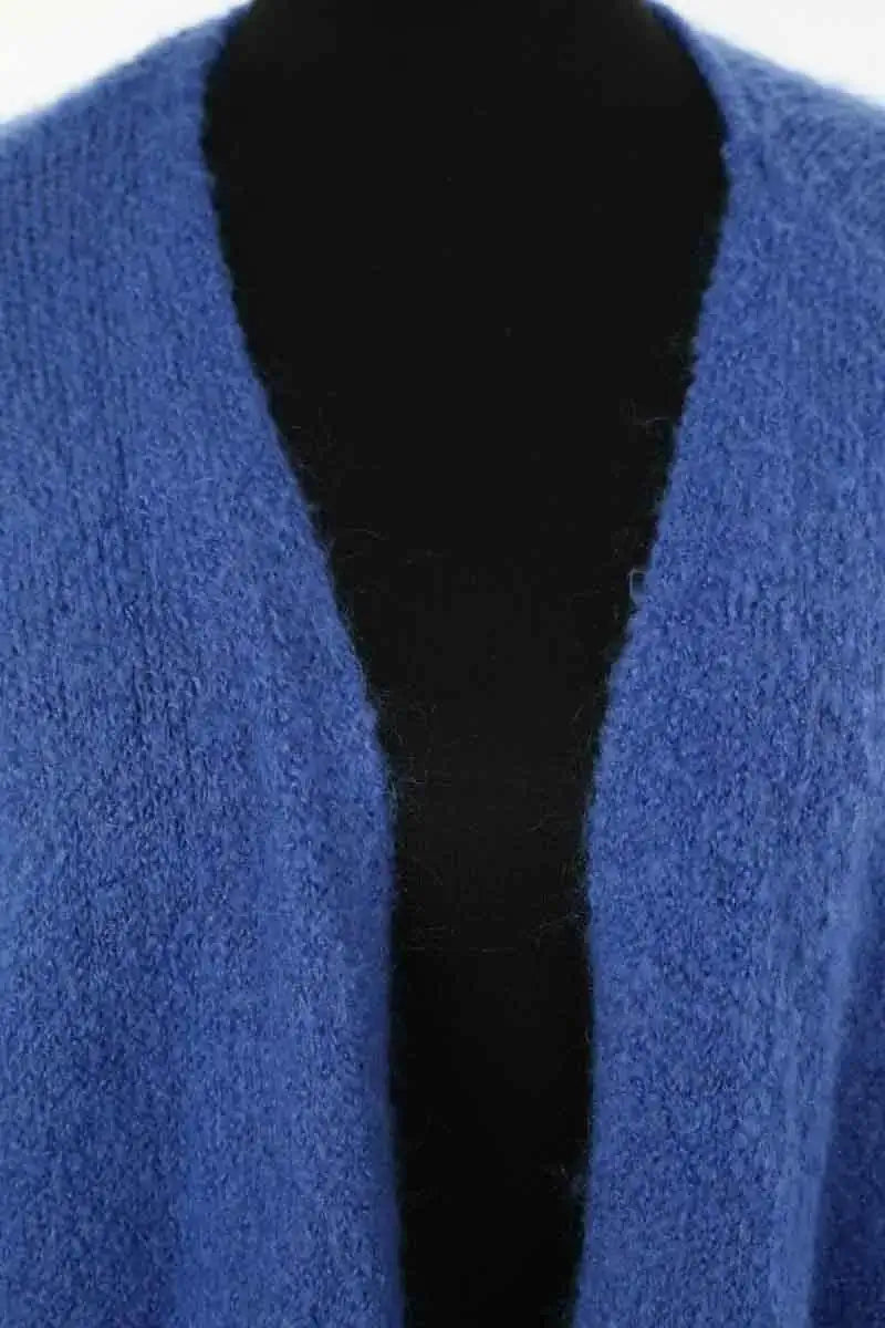 Cardigan Des Petits Hauts Bleu en Laine