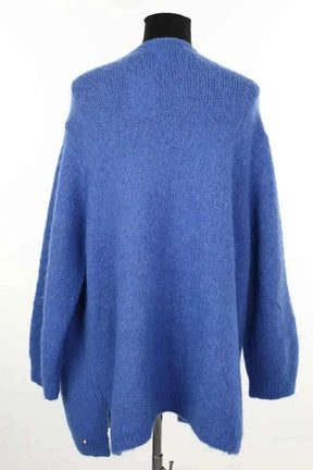 Cardigan Des Petits Hauts Bleu en Laine