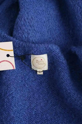 Cardigan Des Petits Hauts Bleu en Laine