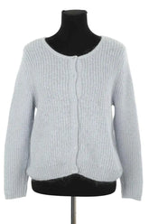 Cardigan Des Petits Hauts Bleu en Laine, taille L - Seconde Main