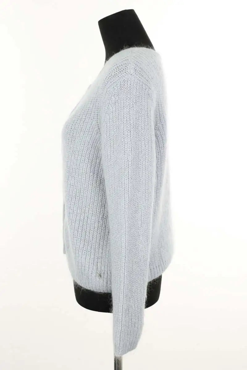 Cardigan Des Petits Hauts Bleu en Laine