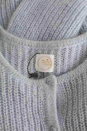 Cardigan Des Petits Hauts Bleu en Laine