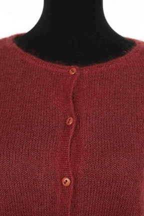 Cardigan Des Petits Hauts Dido Marron en Laine
