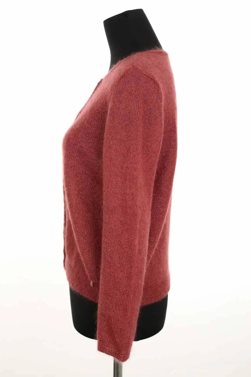 Cardigan Des Petits Hauts Dido Marron en Laine