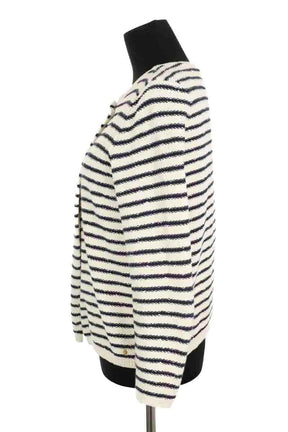 Cardigan Des Petits Hauts Emona Ecru en Coton