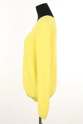 Cardigan Des Petits Hauts Jaune en Coton