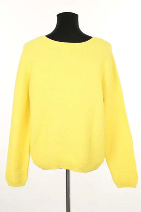 Cardigan Des Petits Hauts Jaune en Coton