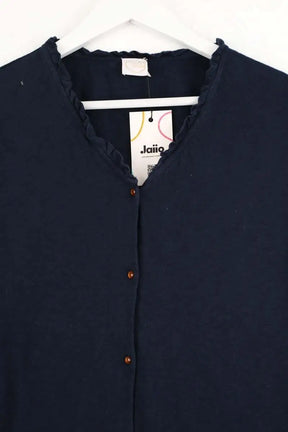 Cardigan Des Petits Hauts Marine en Coton