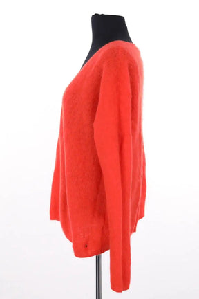 Cardigan Des Petits Hauts Orange en Laine